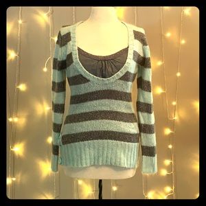 Striped sweater from Vanity.